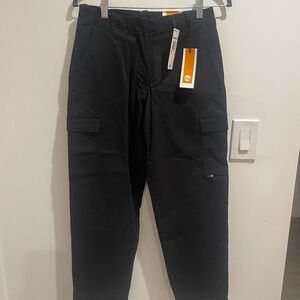 Timberland Black Cargo Pants NWT sz 25
